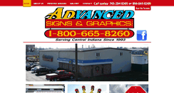 Desktop Screenshot of advancedsigns.com