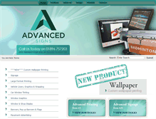 Tablet Screenshot of advancedsigns.co.uk